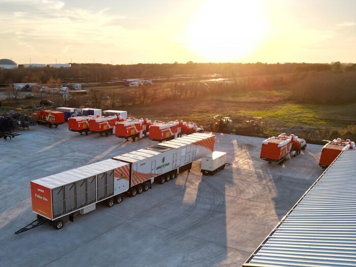 Groupe électrogène mobile à turbine à gaz de Gensystems (PRNewsfoto/Gensystems Power Solutions)