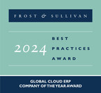 NetSuite Awarded Frost & Sullivan's 2024 Global Company of the Year Award for Leading Innovation in Cloud Business Management Solutions