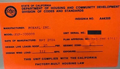 California State Approval