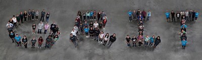 SupplyHouse.com teammates working together to spell out the acronym