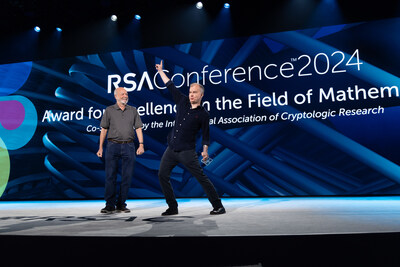 The RSA Conference 2024 Award for Excellence in the Field of Mathematics, Craig Gentry, Chief Technology Officer at TripleBlind, and Oded Regev, Silver Professor in the Courant Institute of Mathematical Sciences of New York University.
