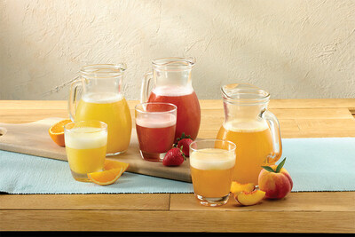Now enjoy mimosa pitchers at Cracker Barrel this summer! Available in orange, strawberry or peach flavors and best enjoyed with company.