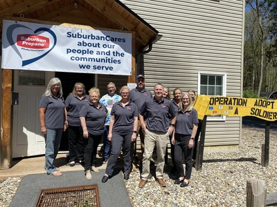 Representatives from Suburban Propane’s Fort Edward, NY location assembled care packages at Operation Adopt A Soldier in Saratoga Springs to send to troops serving overseas. The effort is part of Suburban Propane’s SuburbanCares initiative in communities across the nation. (Photo courtesy of Suburban Propane).