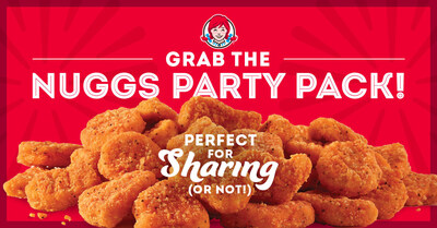 It's a Nuggs Party! Wendy's fans can discover a new way to Nugg with the Nuggs Party Pack on Wendy's Wednesday in select markets.