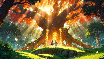 Leonardo also delivers stunning anime-styled images, like this one created in Wowzer.