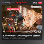 TalkShopLive and Rolling Stone Partner for Shoppable Livestream Concert featuring Singer/Songwriter and Oscar-Nominated Actress Kate Hudson