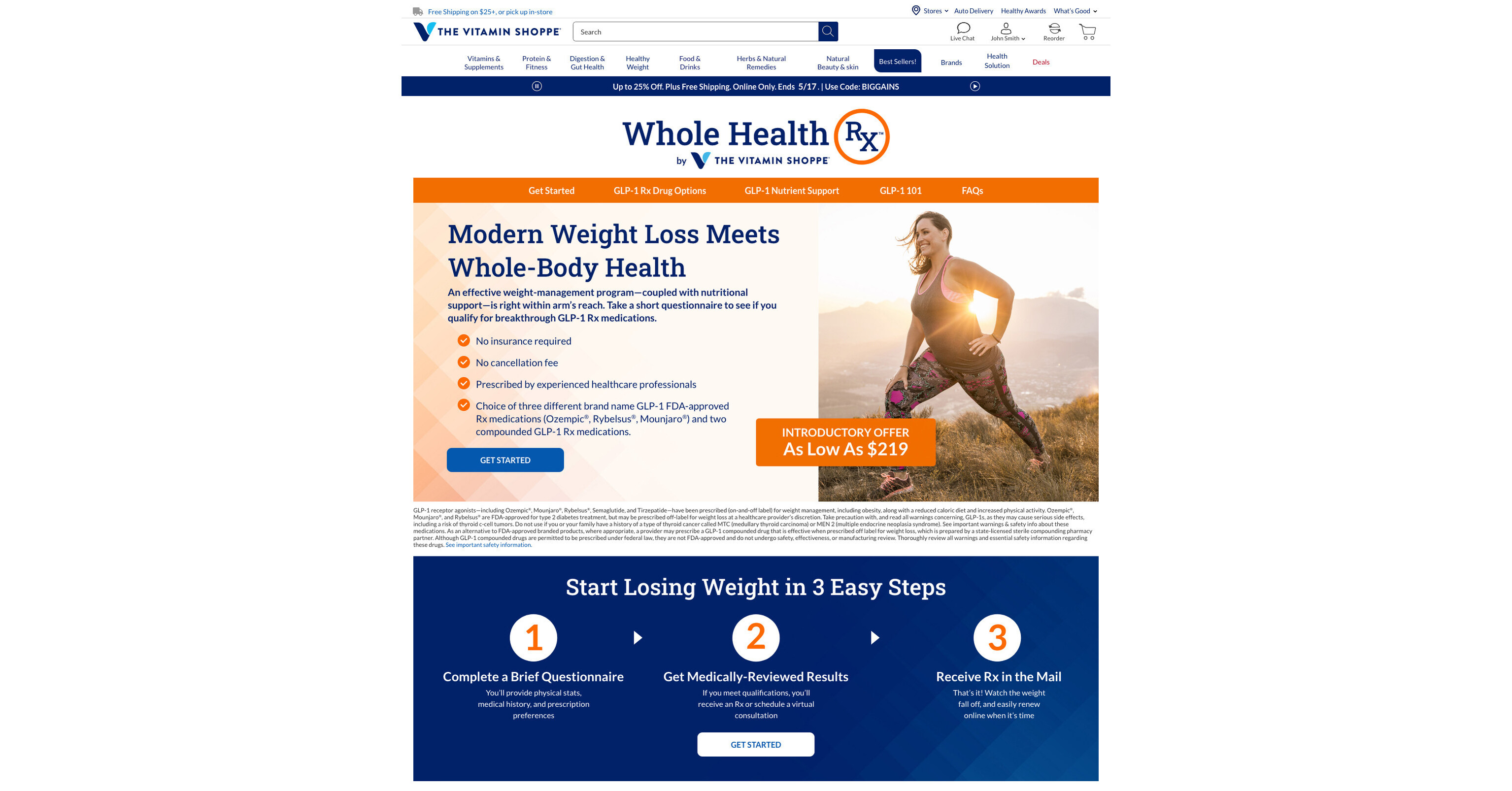 vitamin shoppe glp-1 The Vitamin Shoppe® Launches Holistic Telehealth Service Featuring GLP-1  Medications, Including Ozempic®, Mounjaro®, and Low-Cost Semaglutide and  Tirzepatide Options
