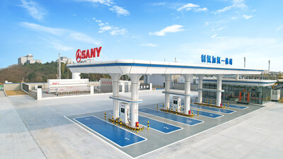 Complejo de producción y repostaje de hidrógeno verde de desarrollo propio de SANY (PRNewsfoto/SANY Group)