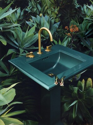 Kohler Heritage Colors Collection with Fresh Green, Aspen Green, and Teal
