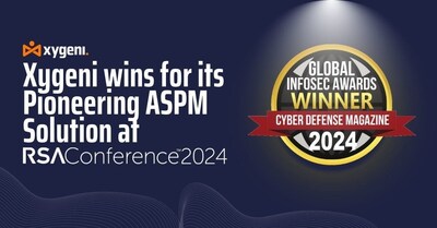 Xygeni Security brilla en RSA 2024, obteniendo el Premio Trailblazing ASPM a la innovación y excelencia en ciberseguridad en SSDD (PRNewsfoto/Xygeni Security)