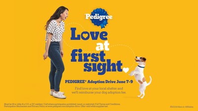 The PEDIGREE Brand Encourages You to Find Love at First Sight at Your Local Shelter Between June 7-9, 2024