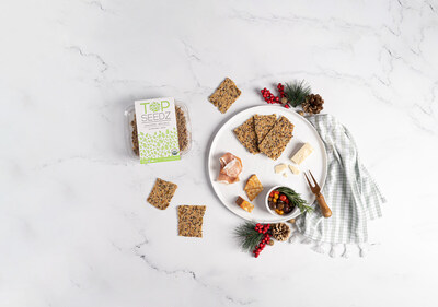 Top Seedz seed crackers are perfect for a charcuterie board.