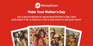 "Make Your Mother's Day" with MoneyGram's AI-Generated Cards Guaranteed to Make Mom Laugh