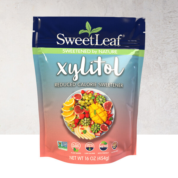 New SweetLeaf Xylitol 10Calorie Sweetener Bakes & Tastes Just Like Sugar