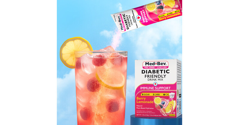 Med-Bev Welcomes Mark Andrews as Its Partner and Spokesperson for Its Natural Diabetic-Friendly Drink Mix