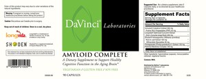 DAVINCI LABORATORIES ISSUES ALLERGY ALERT ON UNDECLARED SHELLFISH ALLERGEN IN AMYLOID COMPLETE PRODUCT LOT 549853001