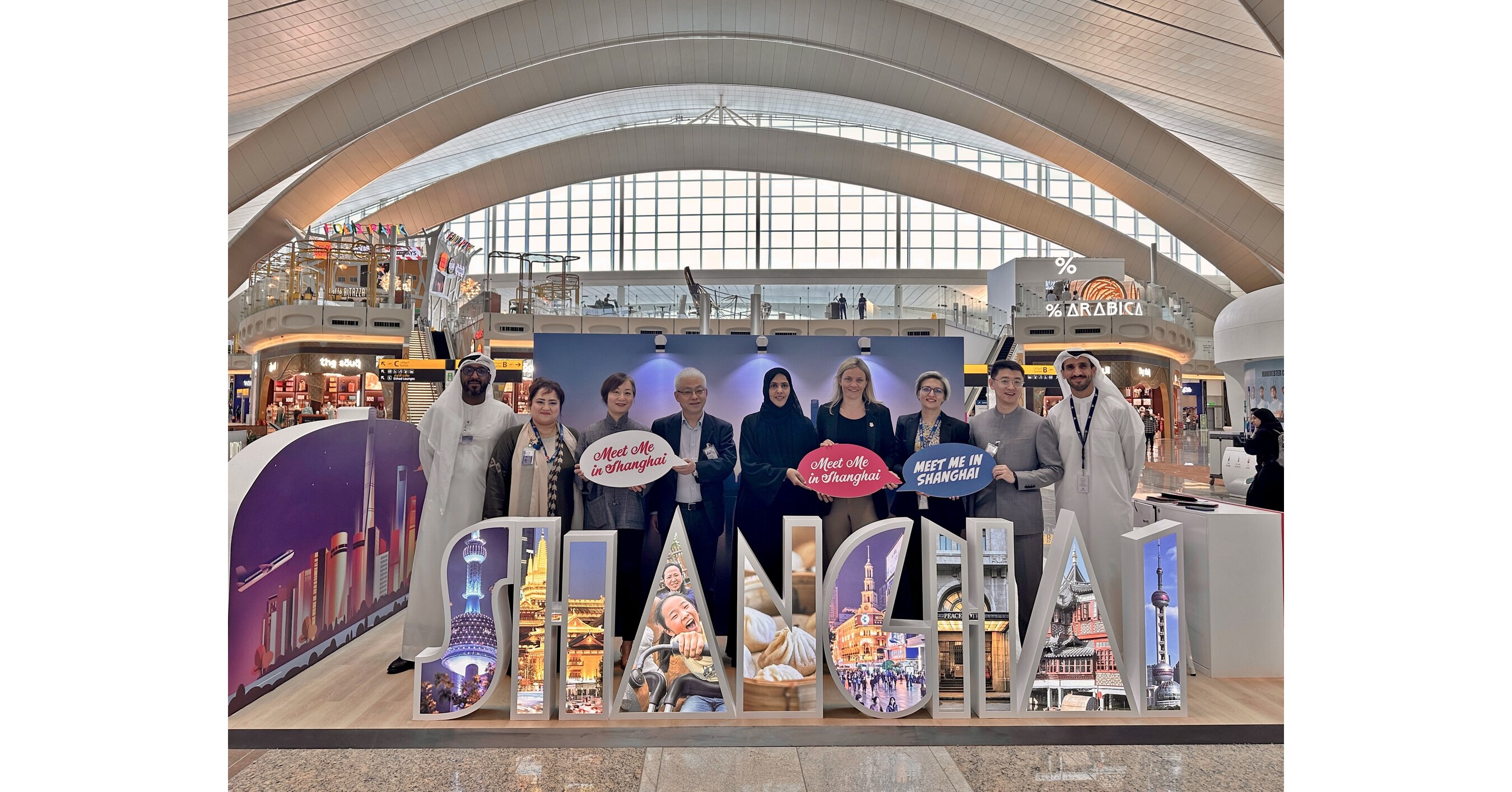 “Meet Me in Shanghai” Pop-up Event Invites Travelers at Zayed International Airport to Experience the Wonders of Shanghai