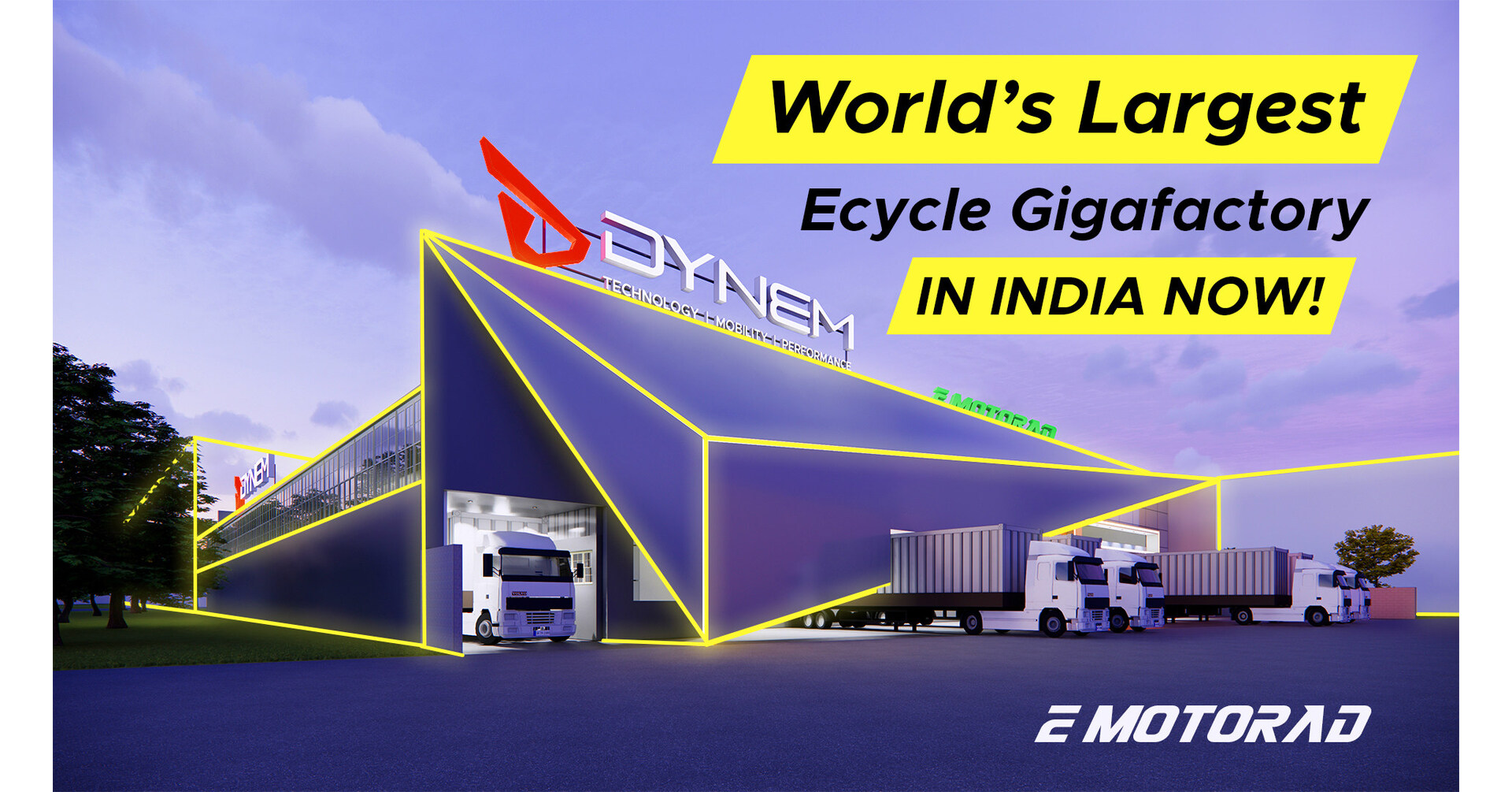 DYNEM begins construction of World’s Biggest Integrated Electric Cycle Gigafactory in India