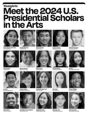 The 2024 U.S. Presidential Scholars in the Arts