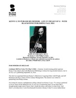 Kenny G to Publish Memoir--LIFE IN THE KEY OF G--with Blackstone Publishing Fall 2024