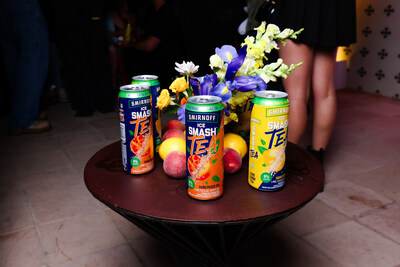 The Smirnoff ICE flavor revolution continues with new SMASH Tea boldly combining brewed tea flavor with two tasty varieties – peach and classic lemon