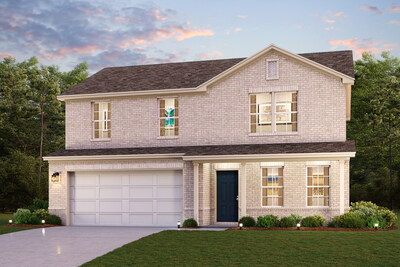 Dupont Floor Plan Rendering | New Homes For Sale in Cleburne, TX | Courtland Place by Century Communities