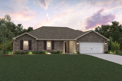 Arlington Floor Plan Rendering | New Build Homes in Cleburne, TX | Courtland Place by Century Communities
