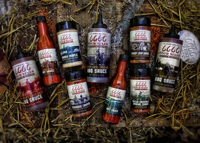 B&G Foods announced today a partnership with Four Sixes (6666) Ranch to introduce Four Sixestm Seasonings, BBQ & Hot Sauces. The line is crafted to bring the authentic flavors of the iconic 154-year-old ranch in Guthrie, Texas, one of the most historic cattle and horse ranches in America, to home cooks across the country.