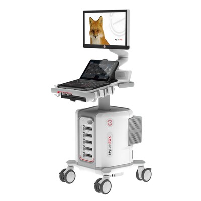 The Esaote MyLab™ FOX veterinary ultrasound system.