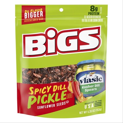 Conagra Brands, Inc., one of North America's leading branded food companies, has packed plenty of snacks for a road trip to Indianapolis and the National Confectioners Association’s 2024 Sweets & Snacks Expo, May 14-16. Included in Conagra's newest offerings are BiGS Vlasic Spicy Dill Pickle Sunflower Seeds.