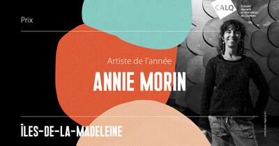 Annie Morin sacrée artiste de l’année aux Îles-de-la-Madeleine - Crédit : Nigel Quinn (Groupe CNW/Conseil des arts et des lettres du Québec)