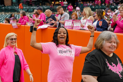 Karmanos Cancer Institute, McLaren Health Care and the Detroit Tigers will honor and celebrate breast cancer survivors at the 12th Annual Pink Out the Park on Saturday, June 8, 2024.