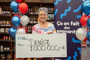 Lotto 6/49 - She bought a ticket at her daughter's store and is now a millionaire!