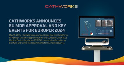 CathWorks announces EU MDR approval.