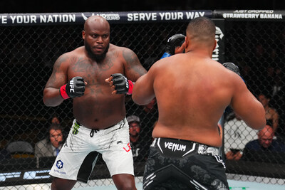 Monster Energy’s Derrick Lewis Knocks Out Rodrigo Nascimento at UFC Fight Night in St. Louis