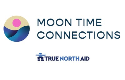 Moon Time Connections logo with True North Aid logo (CNW Group/True North Aid)
