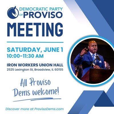 Community members and elected officials can join the Democratic Party of Proviso and volunteer for various committees by visiting ProvisoDems.com and completing the membership form.