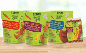 Teton Taste Buds Grass-fed Beef and Veggie Blend Products Now Available at Retailers Nationwide