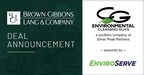 BGL Announces the Sale of CG Environmental to EnviroServe
