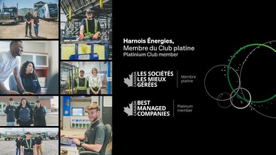 Harnois Énergies, Membre du Club platine Les sociétés les Mieux gérées au Canada (Groupe CNW/Harnois Énergies)
