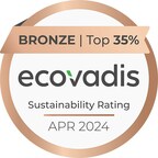 Cornerstone Awarded Bronze EcoVadis Medal for Sustainability Performance