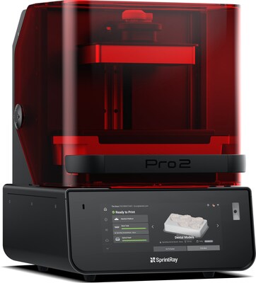 Pro 2 is a next-generation dental 3D printer that delivers unprecedented accuracy and throughput. With patent-pending Optical Panel technology and 385 nm UV-A light, Pro 2 is SprintRay's most advanced 3D printer.