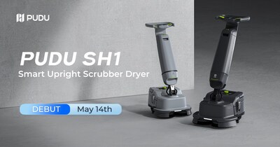 Pudu Robotics, 향상된 PUDU SH1 스마트 직립형 스크러버 건조기 공개