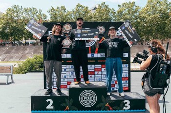 Monster Energy's Jordan Godwin Takes First Place in BMX Street Contest and German Team Rider Felix Prangenberg Takes Third Place at FISE World Montpellier 2024