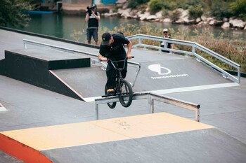 Monster Energy's Jordan Godwin Takes First Place in BMX Street Contest at FISE World Montpellier 2024