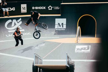 Monster Energy's Jordan Godwin Takes First Place in BMX Street Contest at FISE World Montpellier 2024
