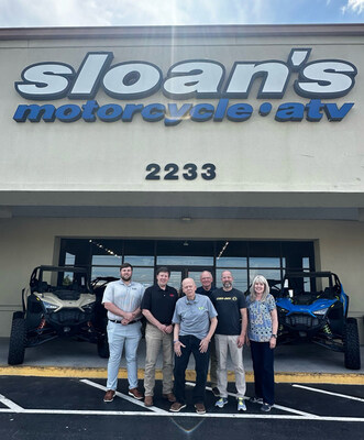 From left to right: Morgan (Mo) Kirk, Cannon Kirk, Bill Sloan, Curtis Sloan, Matt Sloan, and Julie Link