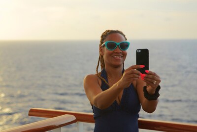 100% of Carnival Corporation's ships across the global fleet are equipped with Starlink's high-speed, low-latency global internet connectivity. Credit: Carnival Corporation