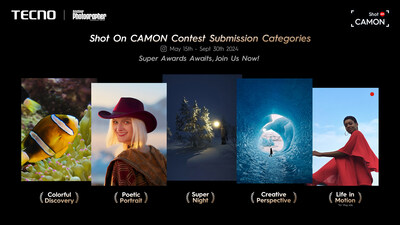 TECNO Shot On CAMON Contest Submission Categories
