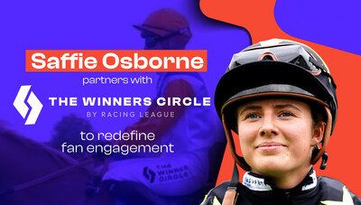 Saffie Osborne partners with The Winners Circle to redefine fan engagement in horse racing.
